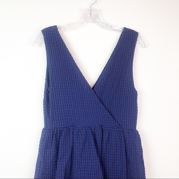 Anthropologie Ric Rac Tonal Gingham Tiered Dress - Picture 6 of 8